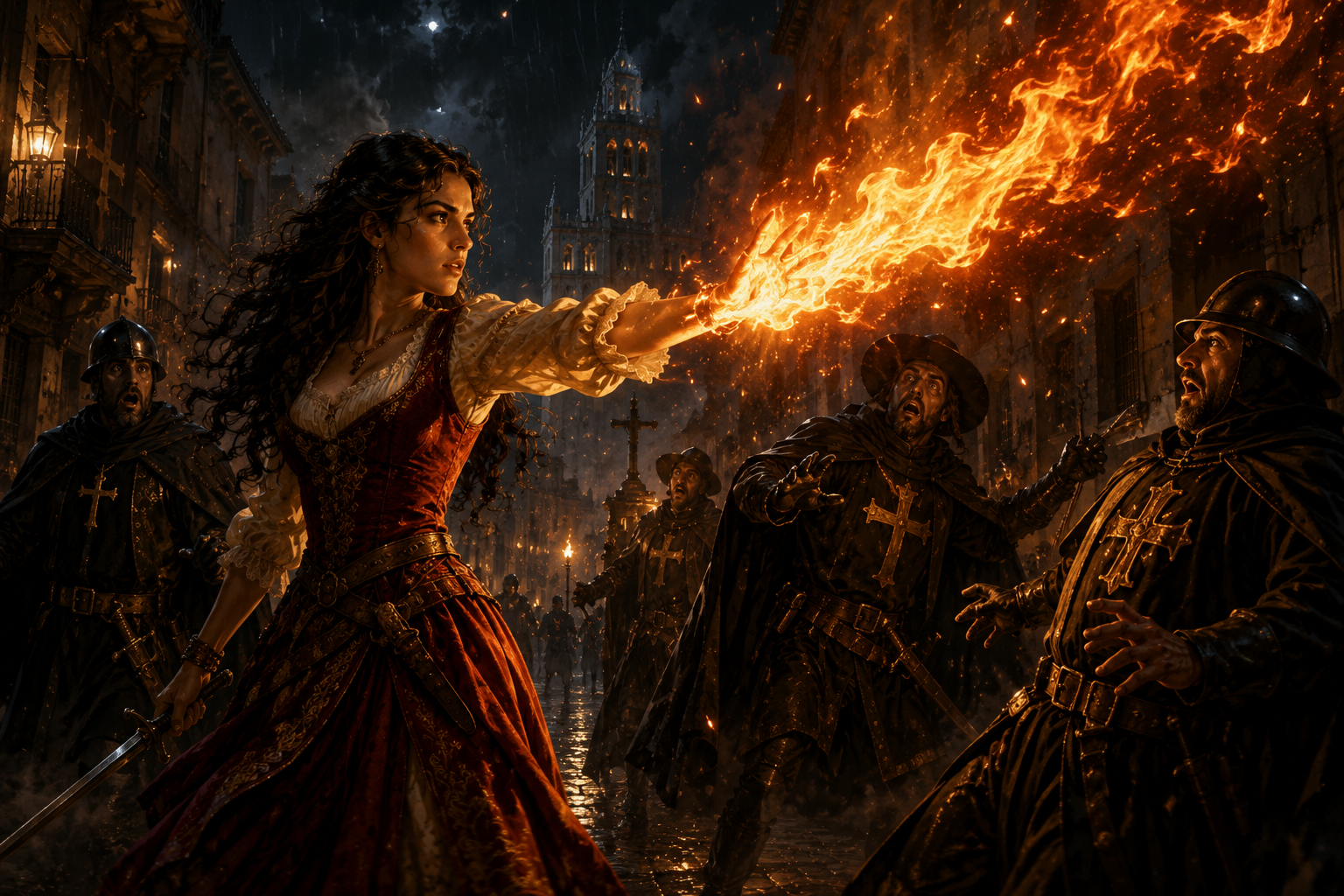 Carmen manifestando la magia del Fuego Adentro