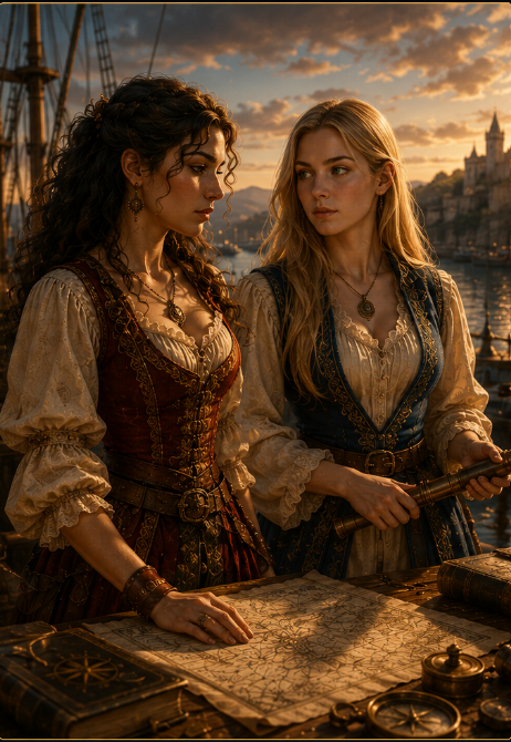 Carmen y Alison durante una expedición